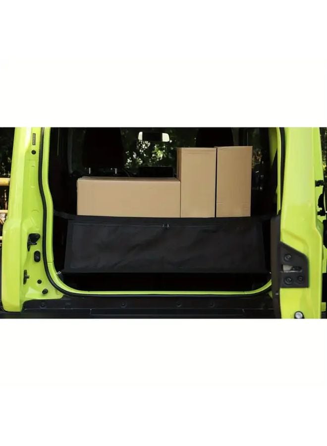 Heavy Duty Adjustable Trunk Cargo Net Strap System For Suzuki Jimny JB64 JB74 2019 2025 Black - Image 3